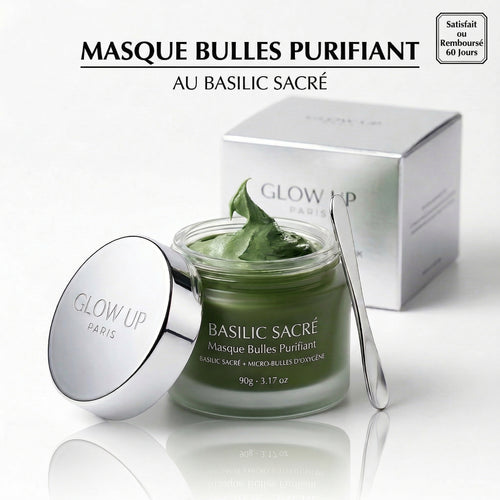 MASQUE BULLES PURIFIANT AU BASILIC SACRÉ