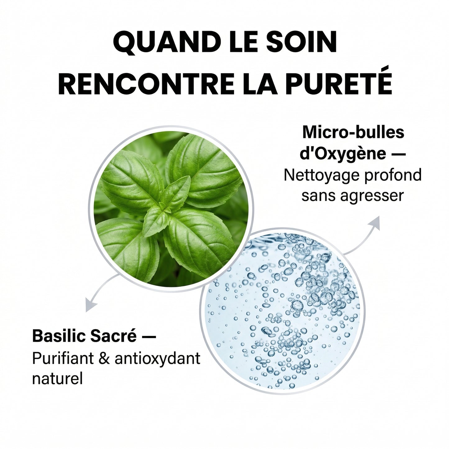 MASQUE BULLES PURIFIANT AU BASILIC SACRÉ