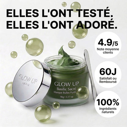 MASQUE BULLES PURIFIANT AU BASILIC SACRÉ