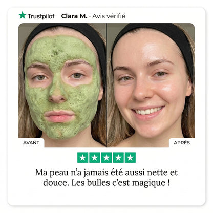 MASQUE BULLES PURIFIANT AU BASILIC SACRÉ